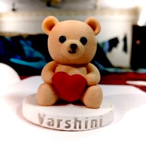 Custom Name Teddy Bear Figurine