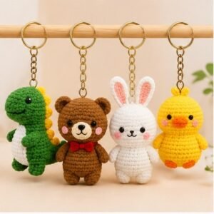 3D Crochet Keychain