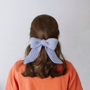 Crochet Hairbow (Long Tail)