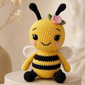 Crochet Honey Bee Toy